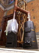 The stoves installed inside the Sistine Chapel will be used to burn votes as they are tallied as well as signal to outside world, via black or white smoke, whether or not a new pope has been elected.