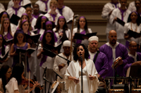 Brazilian singer Luciana Souza sings