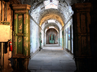 A hallway at Eastern State Penitentiary in Philadelphia. The prison, opened in 1829 and closed in 1970, pioneered the use of solitary confinement. A hallway at Eastern State Penitentiary in Philadelphia. The prison, opened in 1829 and closed in 1970, pioneered the use of solitary confinement.