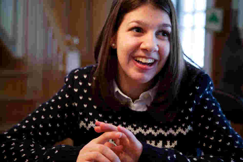 Samantha Grimaldo was born with a rare disorder, Perisylvian syndrome, and has never been able to speak.