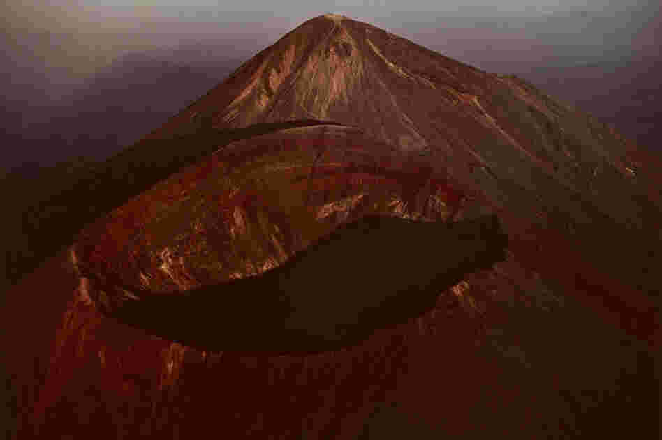 Peaks of Takachiho Volcano, Kagoshima and Miyazaki Prefectures, Japan, 1964