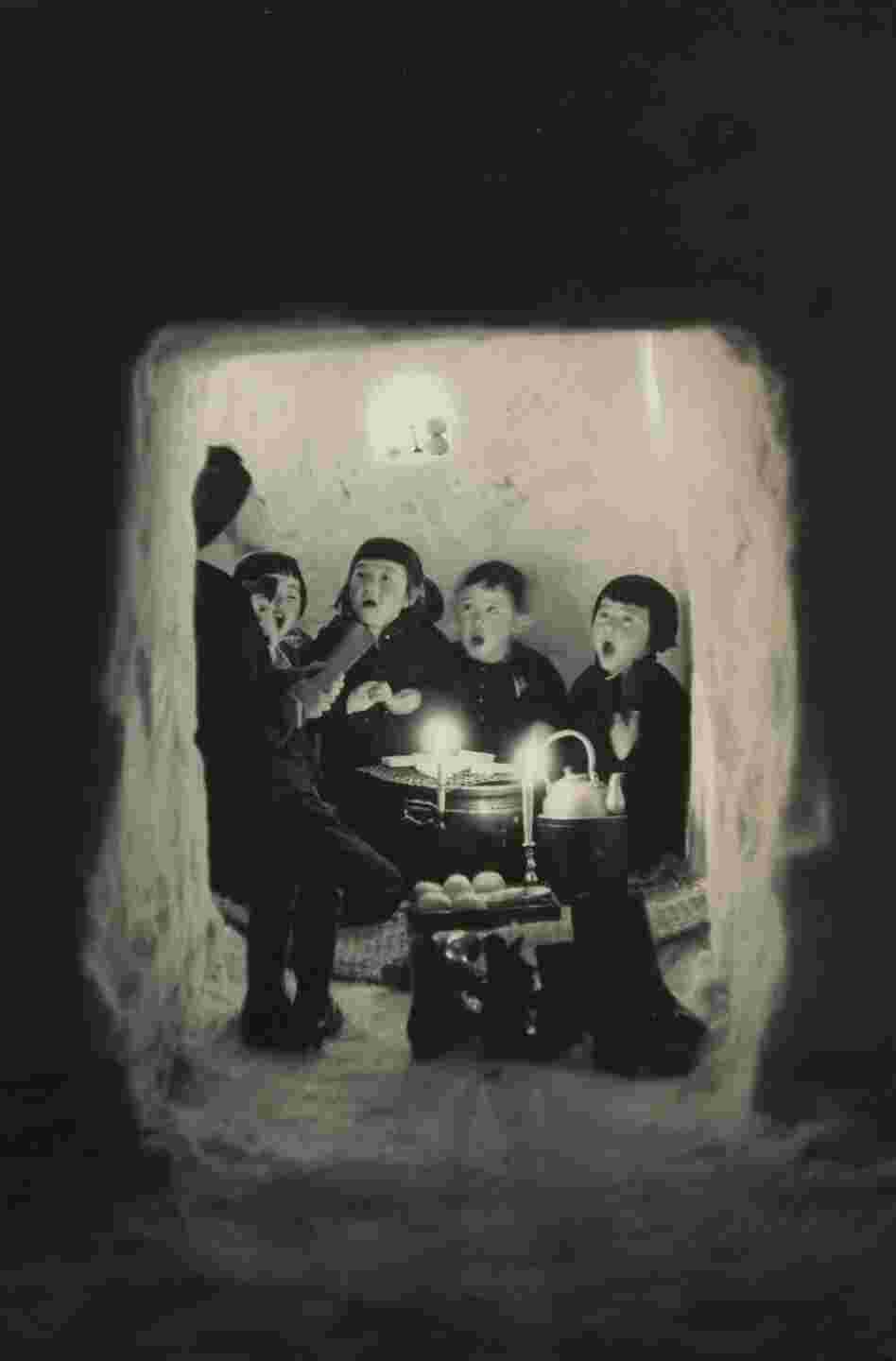 Children Singing in a Snow Cave, Niigata Prefecture, 1956