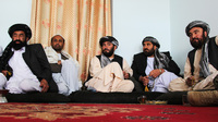 District government officials in Kandahar province meet to discuss security and governance challenges as NATO troops draw down.