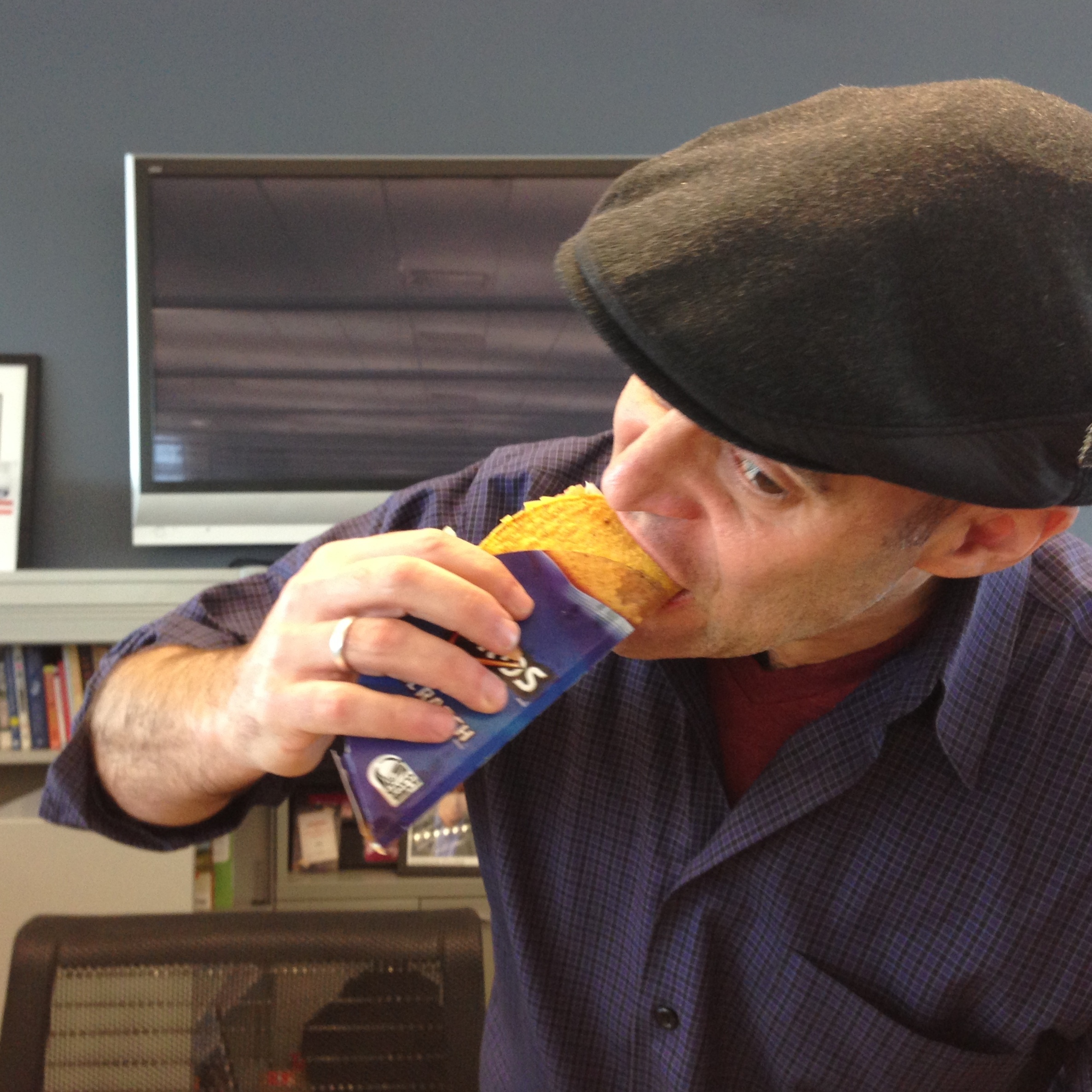 Old school hat, new school taco.