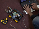 Ahmad "Harvester" Heidar is a computer software engineer whose work for the Syrian rebels includes sweeping the hard drives of detained anti-government activists, and trying to develop a robot that will help extract sniper victims in Syria. Turkish officials have given Heidar the green light to develop a prototype of his robot, which he calls Tina. Ahmad "Harvester" Heidar is a computer software engineer whose work for the Syrian rebels includes sweeping the hard drives of detained anti-government activists, and trying to develop a robot that will help extract sniper victims in Syria. Turkish officials have given Heidar the green light to develop a prototype of his robot, which he calls Tina.