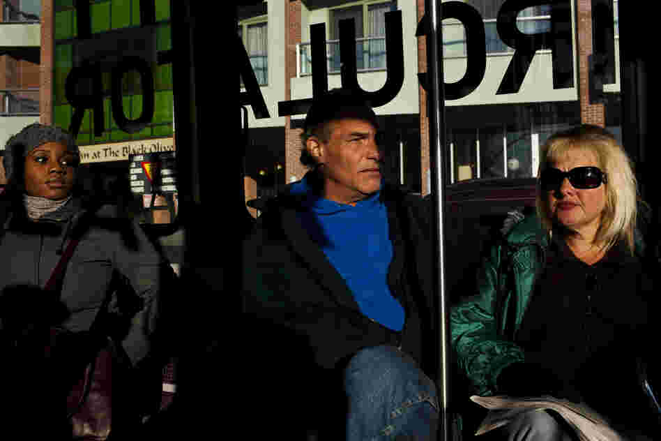 Tony Lithgow, 49, and Andrea Mayer (right), 51, live together on the streets of Baltimore. They are part of a growing number of the nation's homeless who are reaching "premature old age."