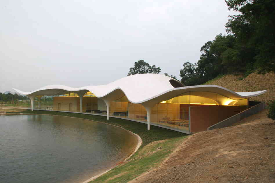Meiso no Mori, Municipal Funeral Hall, 2004-2006, Kakamigahara-shi, Gifu, Japan