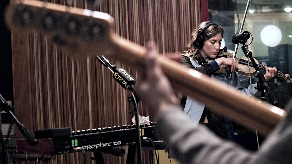 Ra Ra Riot violinist Rebecca Zeller.