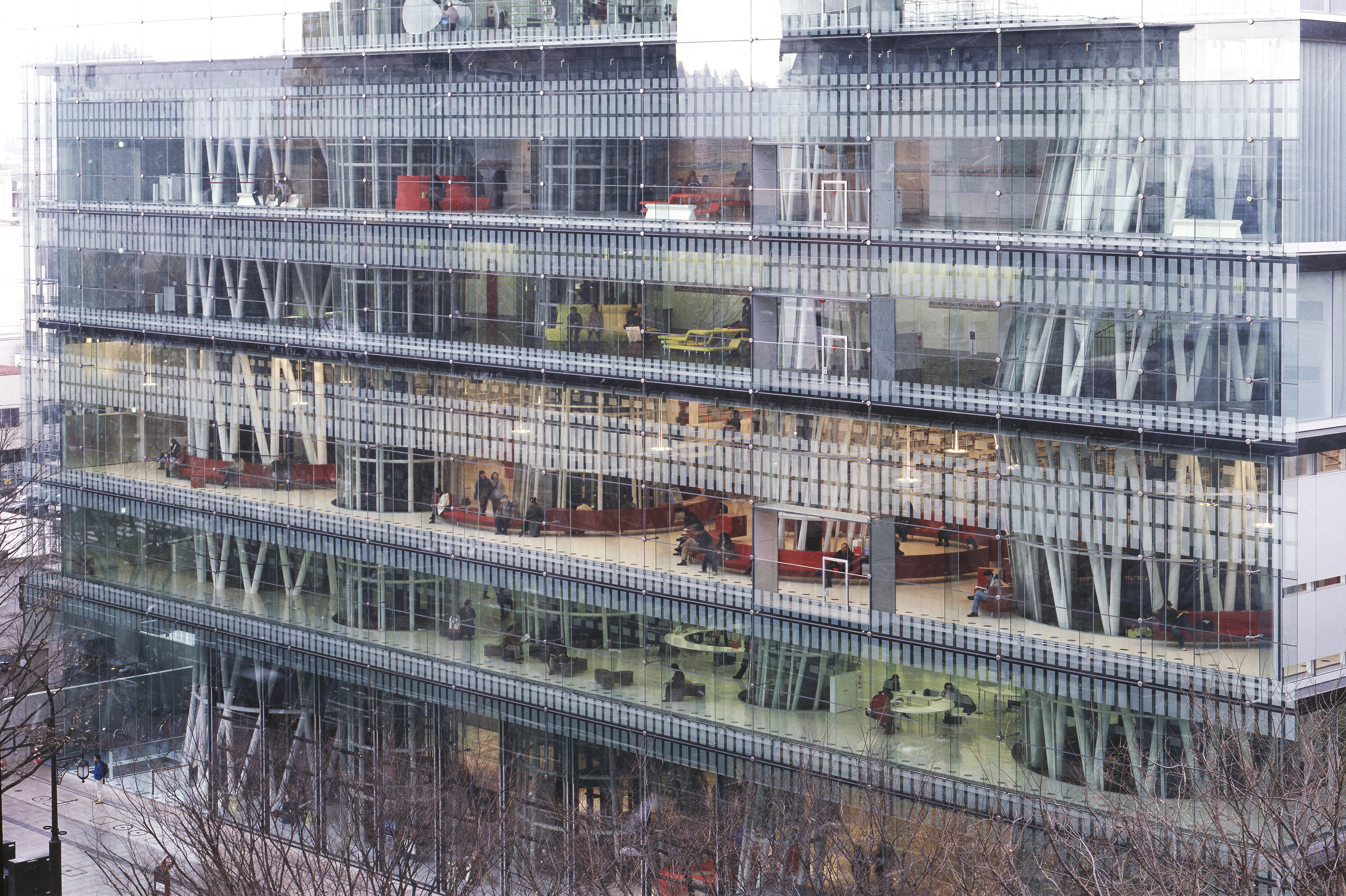 Sendai Mediatheque, 1995-2000, Sendai-shi, Miyagi, Japan