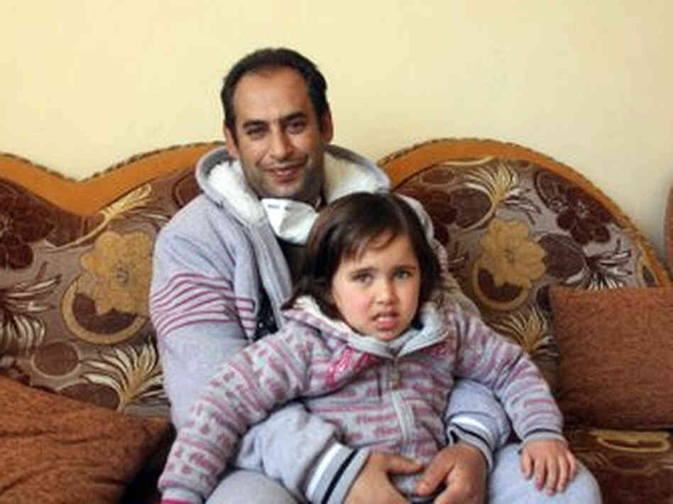 Dr. Hamad Suleiman Daher, shown here with his youngest daughter, was the first person to receive a kidney transplant in Gaza. Dr. Hamad Suleiman Daher, shown here with his youngest daughter, was the first person to receive a kidney transplant in Gaza.