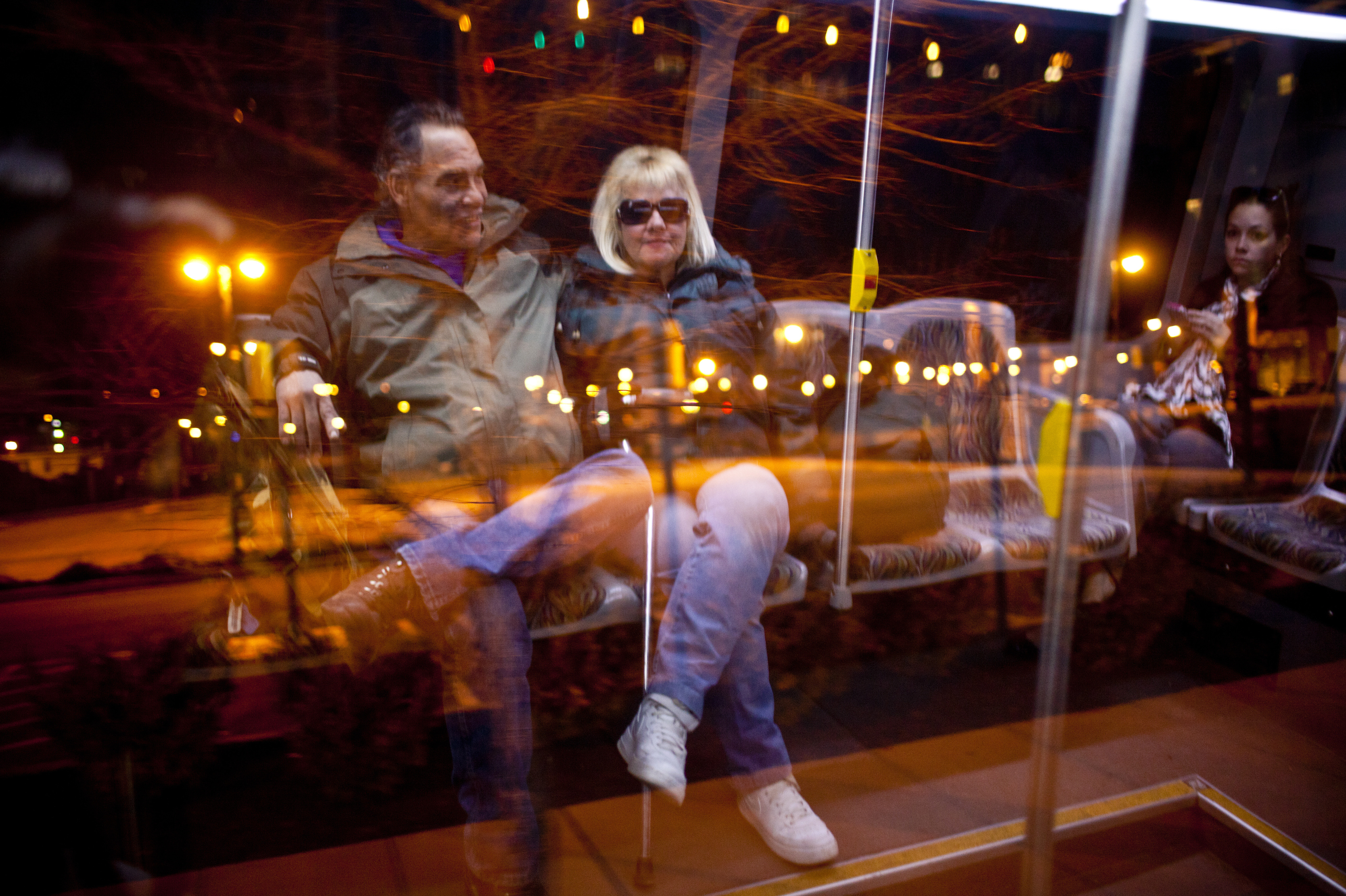 Tony says he'd like to go back to work but doesn't want to leave Andrea on the streets alone. They might be able to afford a small efficiency apartment with Andrea's Social Security disability payments but can't gather the security deposit.