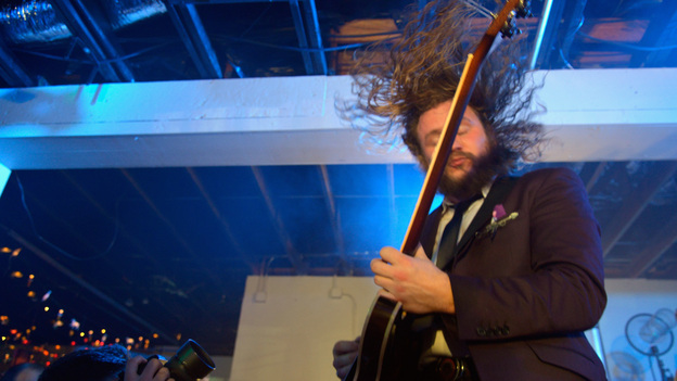Jim James onstage during the opening night of the 2013 SXSW Music festival in Austin, Texas.
