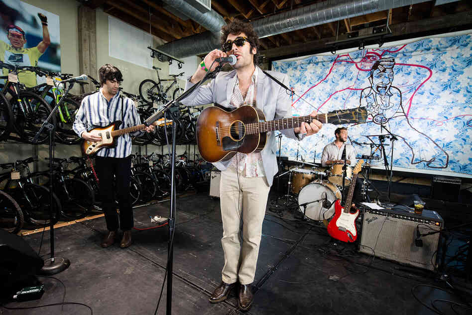Nice shades, dude. Jangly, organ-driven garage-rockers Allah-Las plays the KEXP showcase at Mellow Johnny's. 