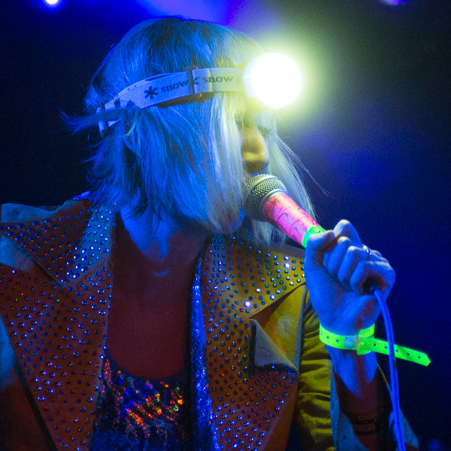Yeah Yeah Yeah's Karen O lights up the night at Stubb's during NPR Music's SXSW showcase.