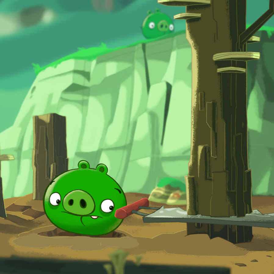 The Angry Birds show, like the game that inspired it, focuses on the long-standing battle between a group of colorful birds and the greedy pigs who have stolen their eggs.