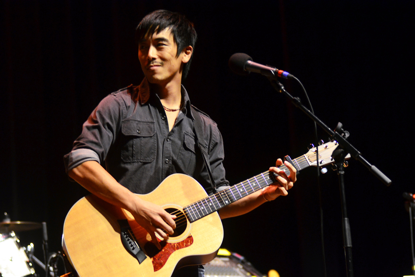 A City On A Lake performing live at Mountain Stage.