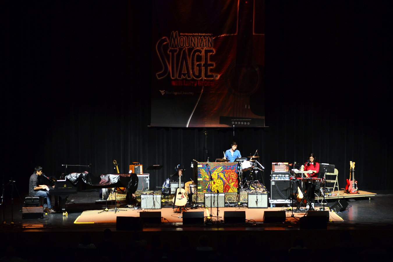 A City On A Lake performing live at Mountain Stage.