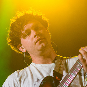 Joe Newman of Alt-J performs at NPR Music's 2013 SXSW Showcase at Stubb's.