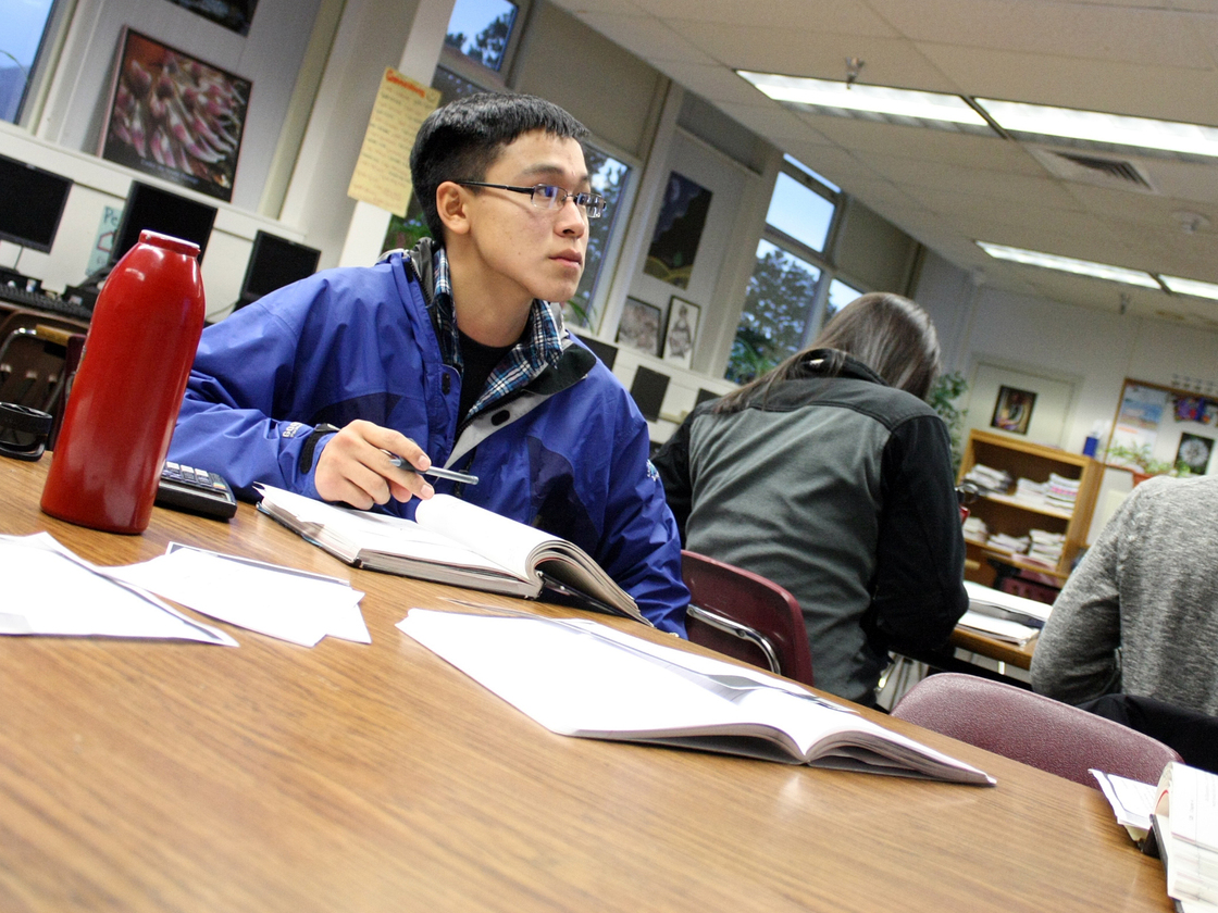 Nelson Kanuk, a senior at Mt. Edgecumbe High School, is one of six Alaskan youth suing the state, asking it to pay more attention to climate change.