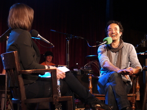 "I feel sort of like a vampire would feel. I want to suck the blood of science and dispose of the corpse." - Jad Abumrad, this week's V.I.P. (that's Very Important Puzzler) and host of the public radio show Radiolab. "I feel sort of like a vampire would feel. I want to suck the blood of science and dispose of the corpse." - Jad Abumrad, this week's V.I.P. (that's Very Important Puzzler) and host of the public radio show Radiolab.