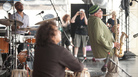 Sangam performs at the 2011 Newport Jazz Festival. From left to right: Eric Harland, Zakir Hussain and Charles Lloyd. Sangam performs at the 2011 Newport Jazz Festival. From left to right: Eric Harland, Zakir Hussain and Charles Lloyd.