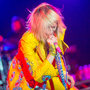 Karen O led the Yeah Yeah Yeahs through a set at Stubb's that included songs from the band's new album, Mosquito.