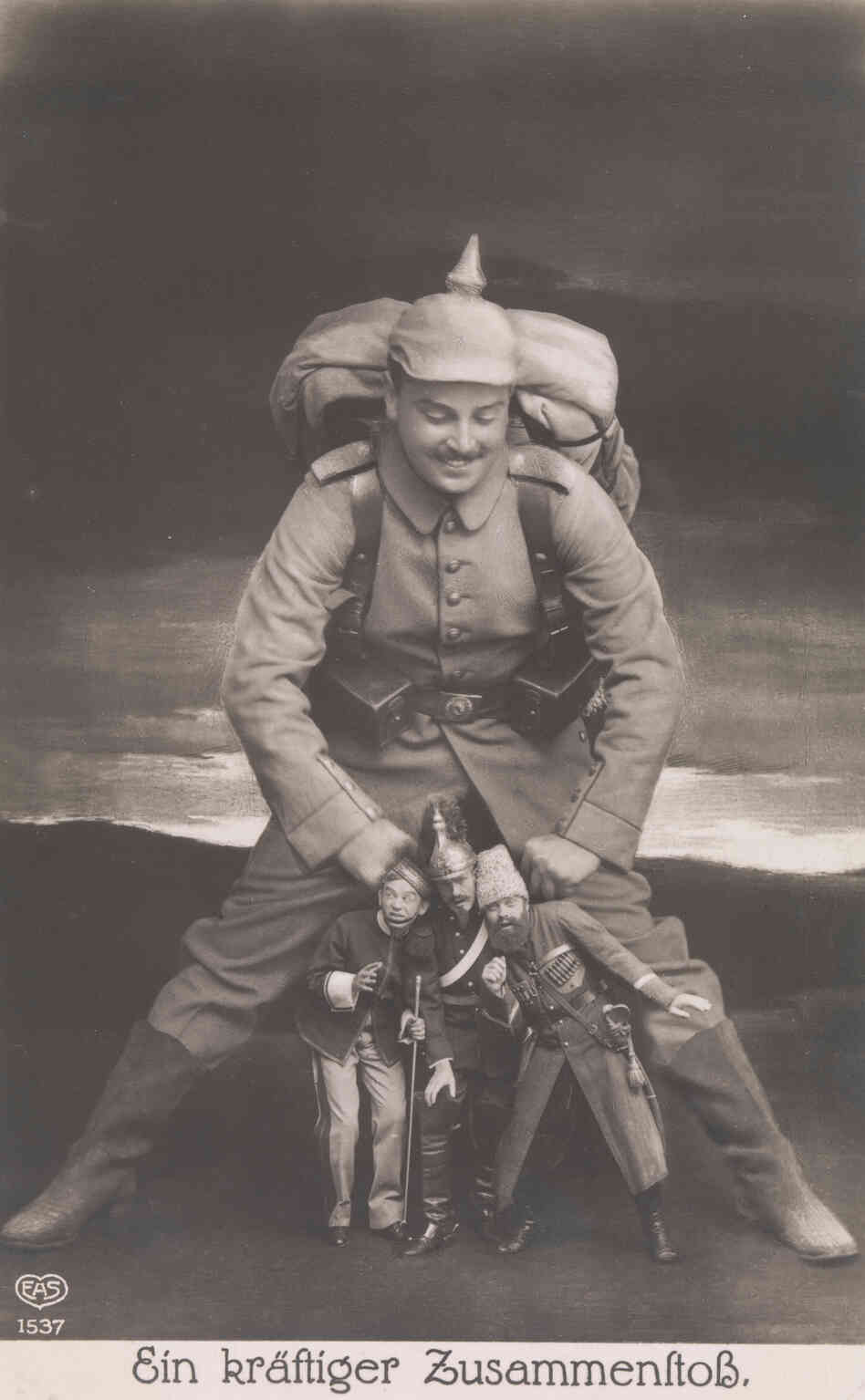 Ein kraftiger Zusammenstoss (A Powerfull Collision), 1914