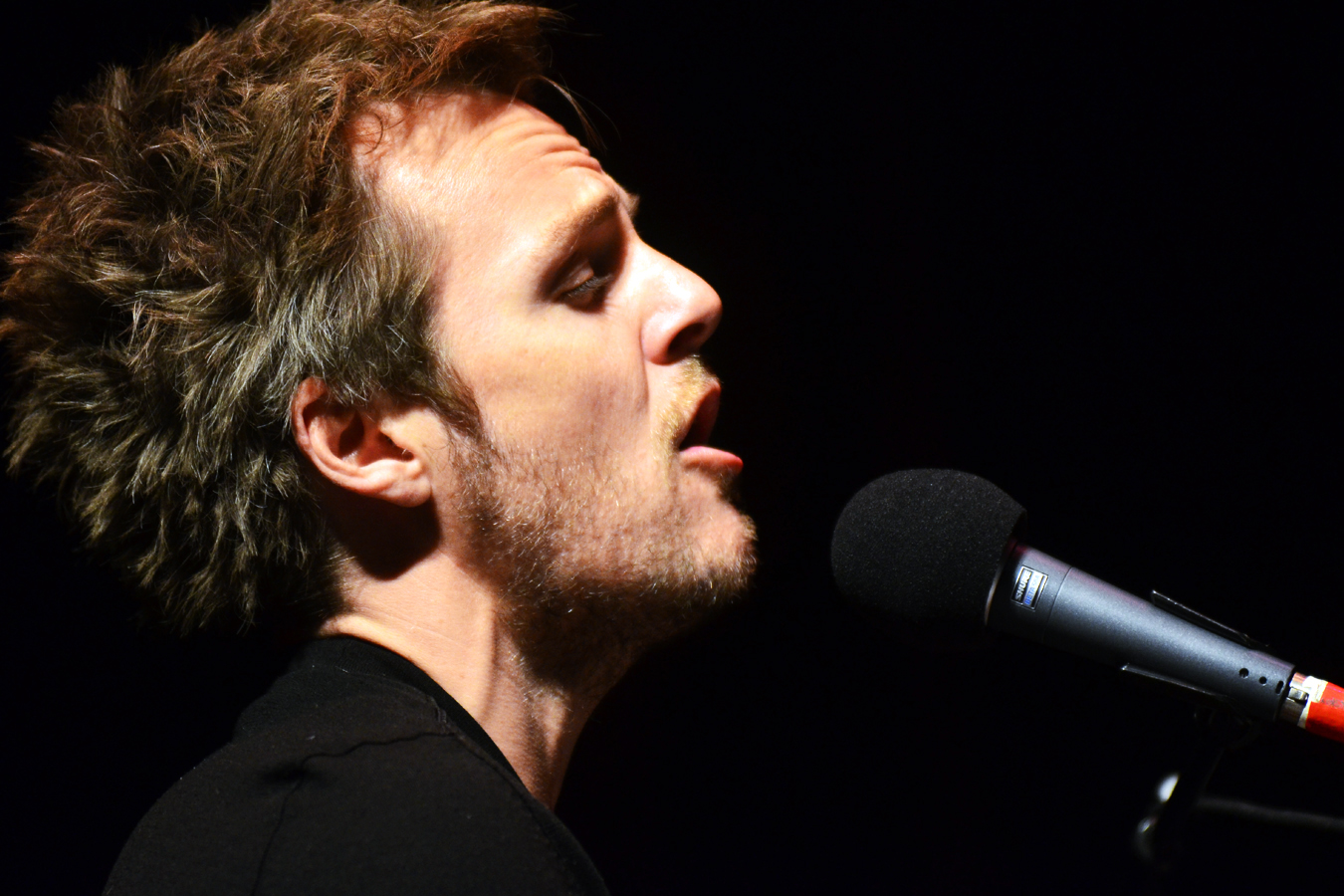 Charlie Mars performing live on Mountain Stage.