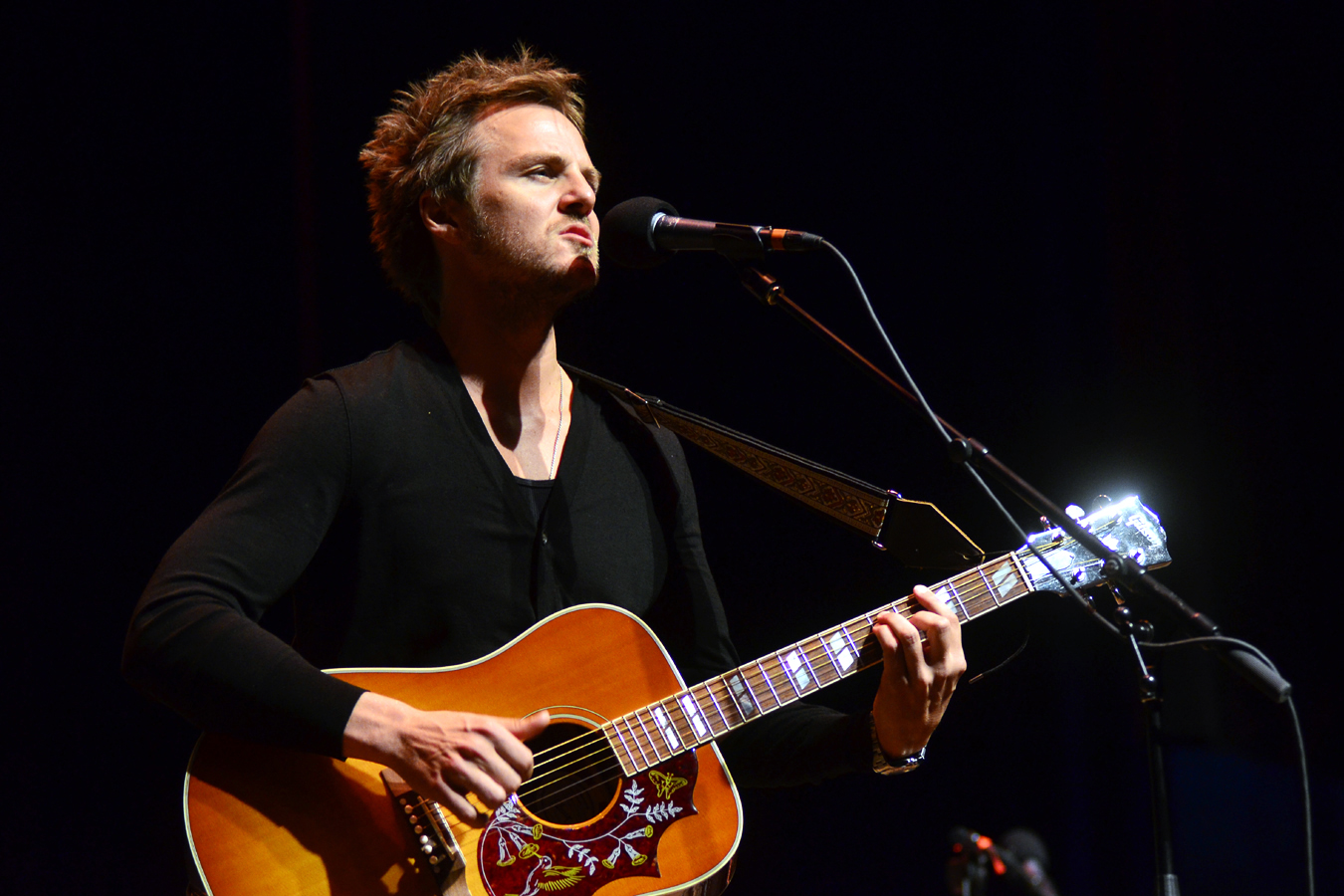 Charlie Mars performing live on Mountain Stage.