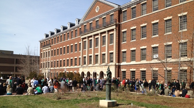 Match day at Georgetown University School of Medicine on March 15.