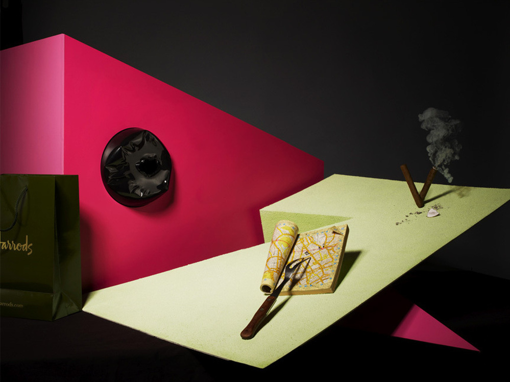 James Wannerton worked with photographers Dominic Davies and Andrew Stellitano to create this conceptual image, which for him elicits the taste of a roast lamb dinner with all of the trimmings.