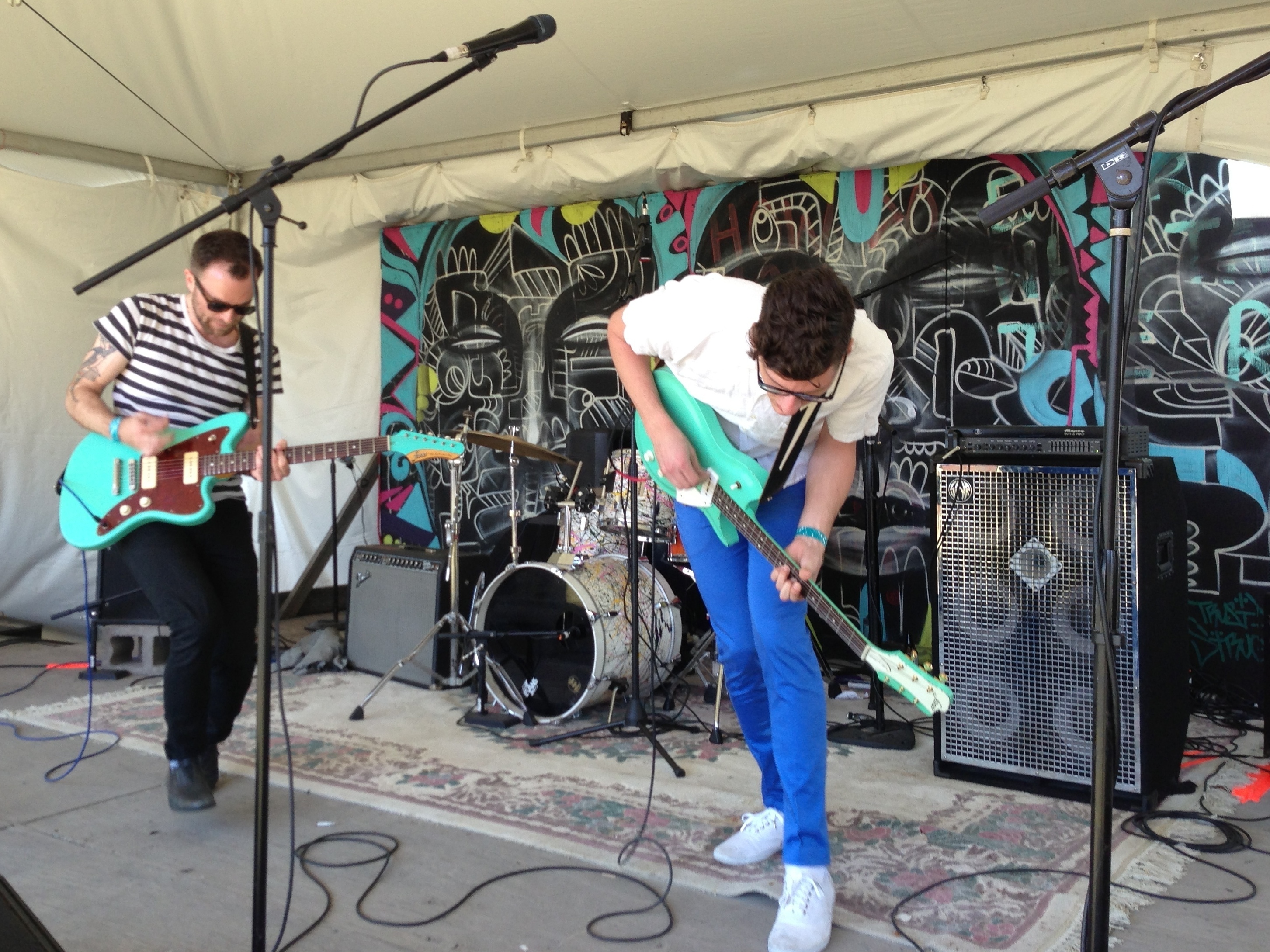 All Teal Everything: The Brooklyn band Conveyor play sunny-sounding pop.