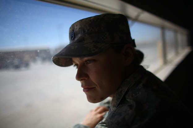 Staff Sgt. Jessica Keown, with the 3rd Brigade, 1st Armored Division at Fort Bliss in El Paso Texas, served with a female engagement team, or FET, in Afghanistan.