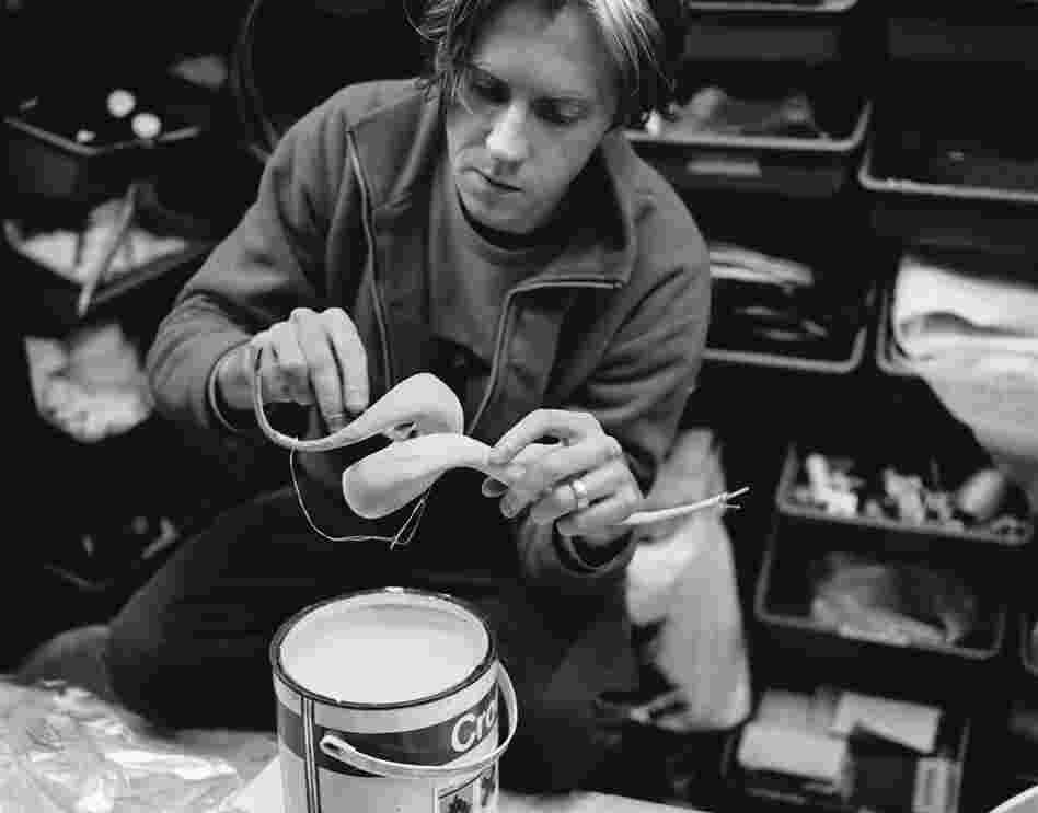 In the studio, 1998.