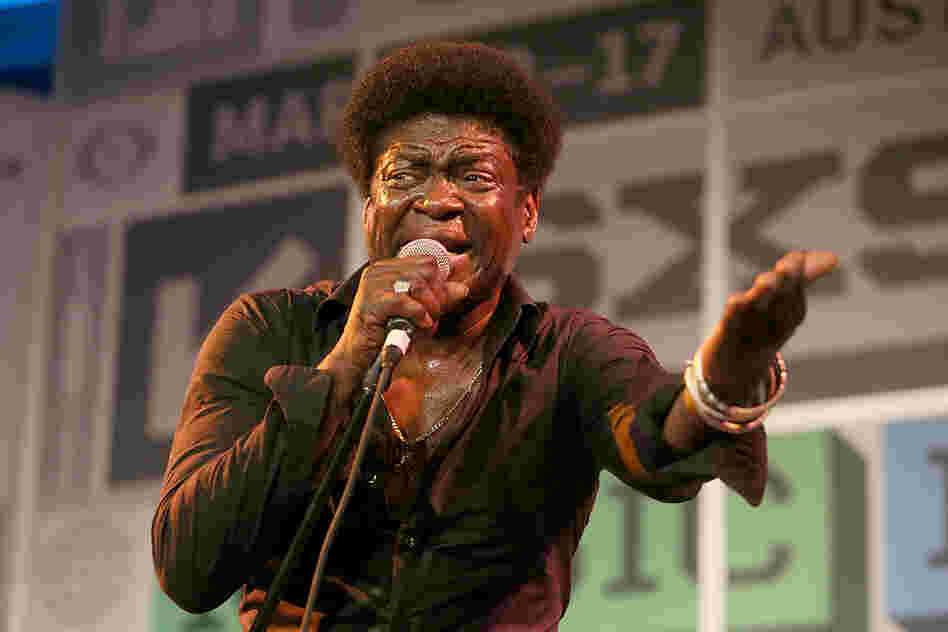 The Screaming Eagle of Soul, Charles Bradley, performs at the Public Radio Rocks showcase at the Austin Convention Center. 