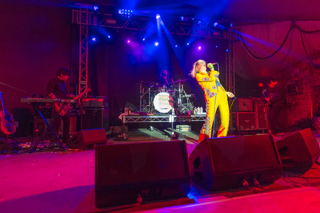 Karen O, Nick Zinner and Brian Chase's performance at NPR Music's SXSW showcase was the band's only appearance at this year's festival.
