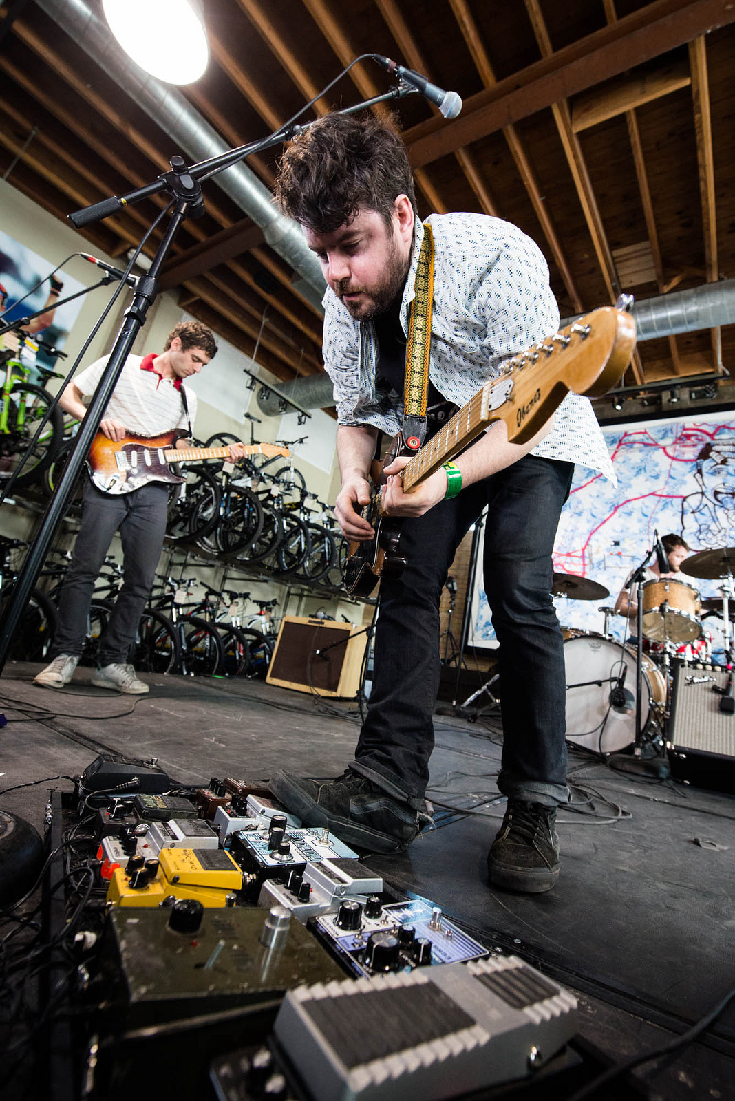 Turn it up! Experimental psych-rock band Suuns plays the KEXP showcase at Mellow Johnny's. 