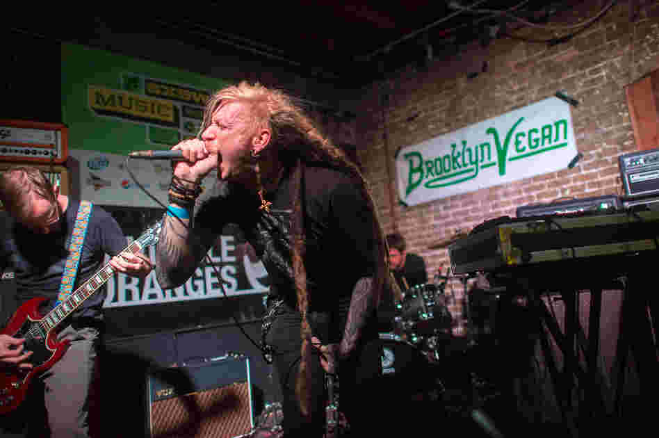Batillus' concrete-slab-heavy doom metal levels The Junior for the Brooklyn Vegan Party.
