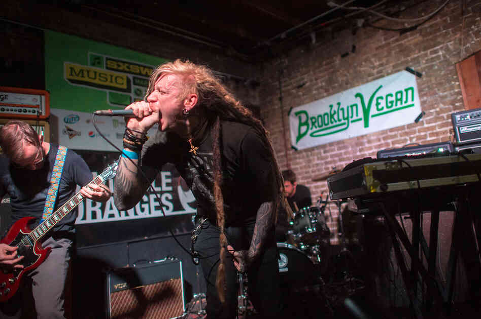 Batillus' concrete-slab-heavy doom metal levels The Junior for the Brooklyn Vegan Party.