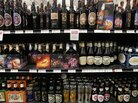 Craft beers for sale in Chicago. Craft beer has about a 6 percent market share in the U.S. beer market, which is dominated by Anheuser-Busch InBev and MillerCoors. Craft beers for sale in Chicago. Craft beer has about a 6 percent market share in the U.S. beer market, which is dominated by Anheuser-Busch InBev and MillerCoors.