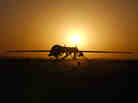 A Predator drone at Balad Air Base, Iraq, in 2004. A Predator drone at Balad Air Base, Iraq, in 2004.