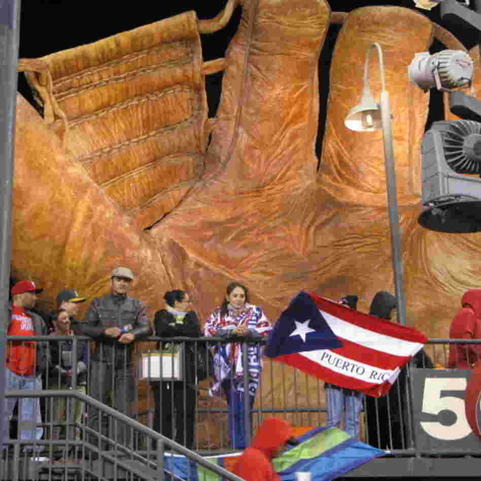Puerto Rico's colors were flying Sunday night at San Francisco's AT&T Park.