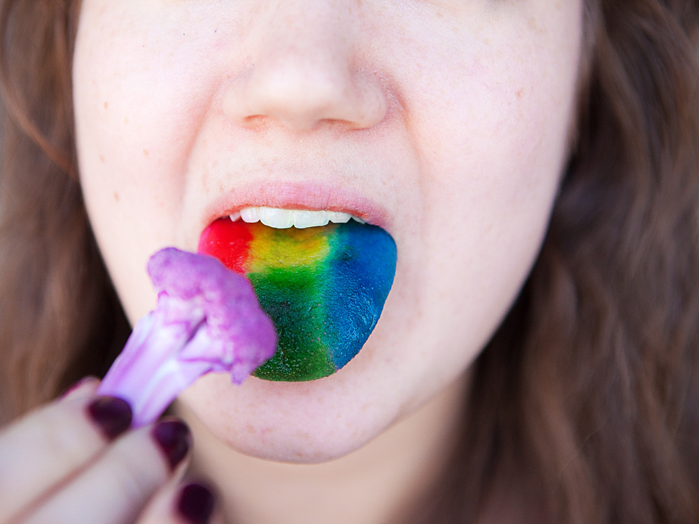A select group of synesthetes can truly "taste the rainbow."