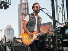 Molotov's Tito Fuentes performs in front of about 10,000 fans at Auditorium Shores in Austin, Texas, during the 2013 SXSW music festival.