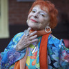 Ilona Royce Smithkin, 93, cut her red hair to make her eyelashes.