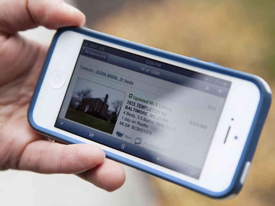 Bove gets text alerts of new homes coming on the market.