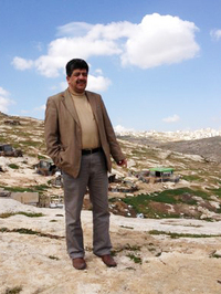 Palestinian Hadar Dibis is an activist from the Shuafat refugee camp, which would be surrounded if the Israelis build the E-1 settlement project.