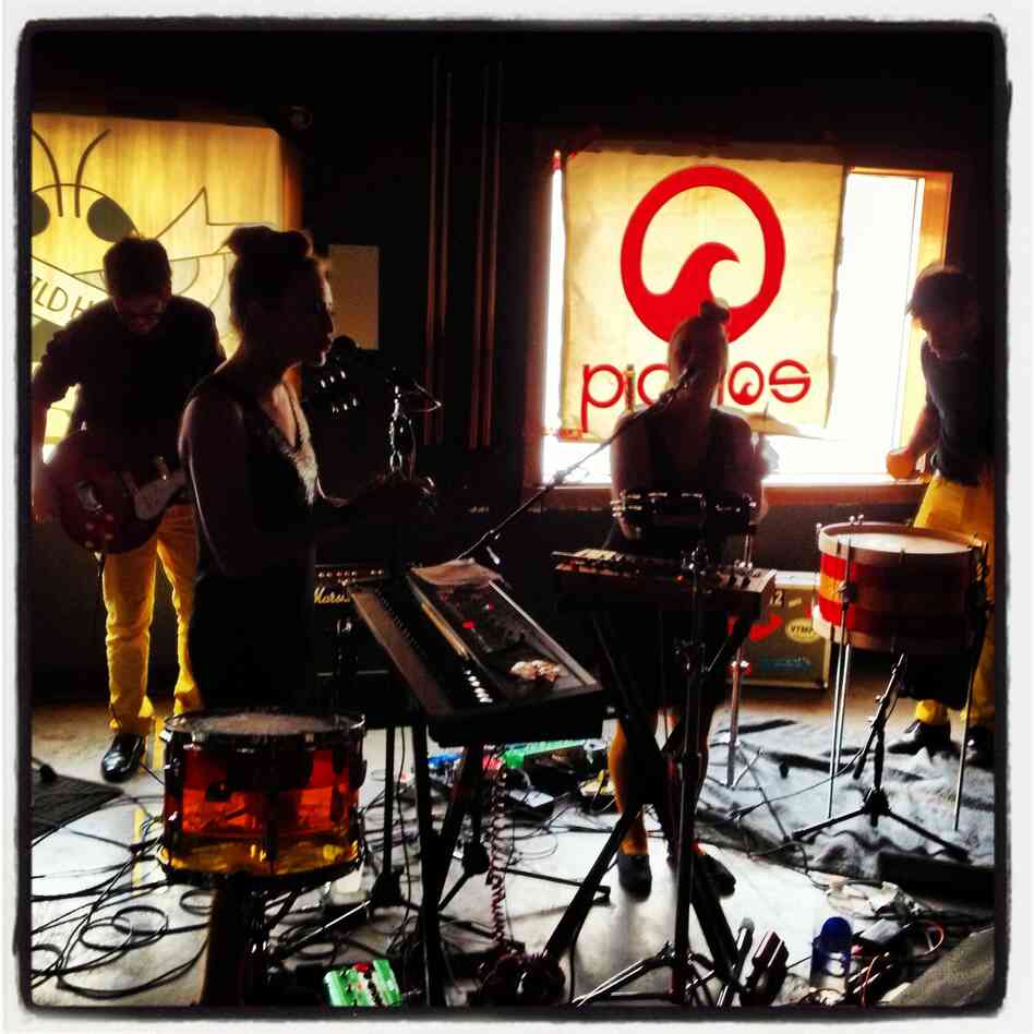 Lucius plays at the Side Car during SXSW 2013.
