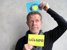 William H. Macy at NPR West. William H. Macy at NPR West.