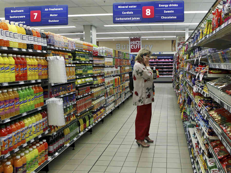 A shopper at a branch of South African retailer Pick n Pay in Johannesburg. Health insurer Discovery offers rebates on health food at the chain to its members who enroll in a health promotion program.
